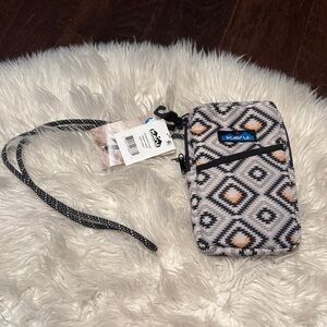 KAVU Geometric Phone Case - Black, White, and Orange
